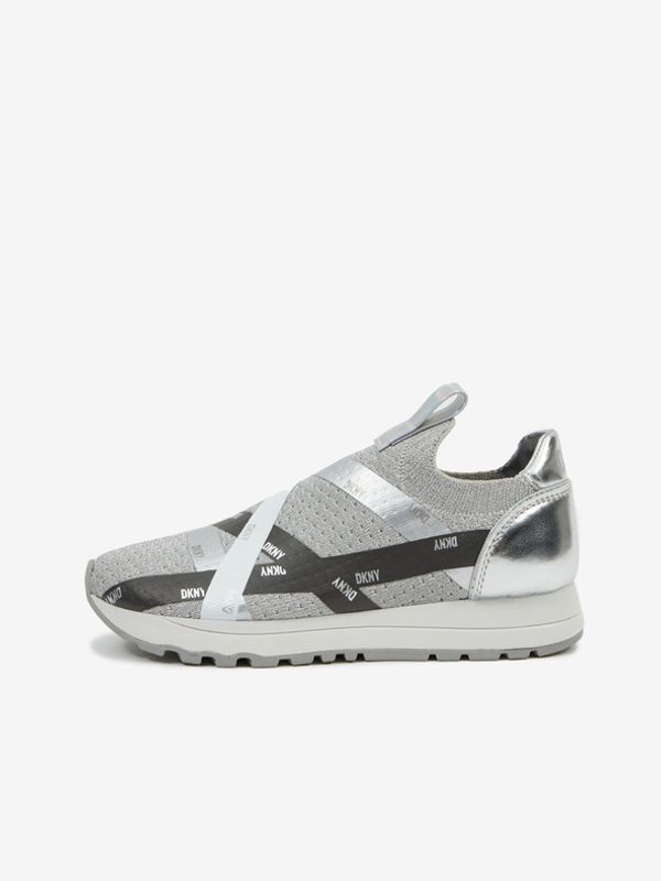 DKNY DKNY Slip On Srebrna