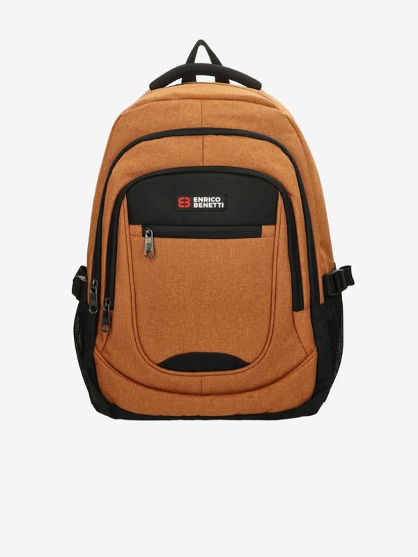 Enrico Benetti Enrico Benetti Hamburg Notebook Backpack 35,5 l Rust Nahrbtnik Rumena