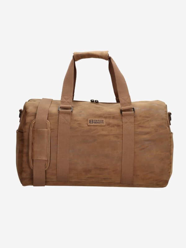 Enrico Benetti Enrico Benetti Rotterdam Sport Bag Camel Torba Rjava