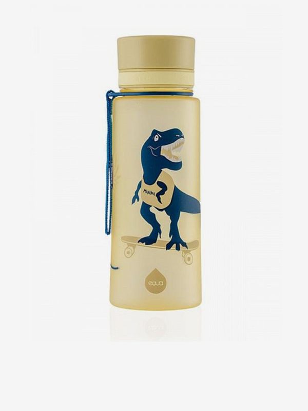 EQUA EQUA Equa Dino 600 ml Steklenica Rumena