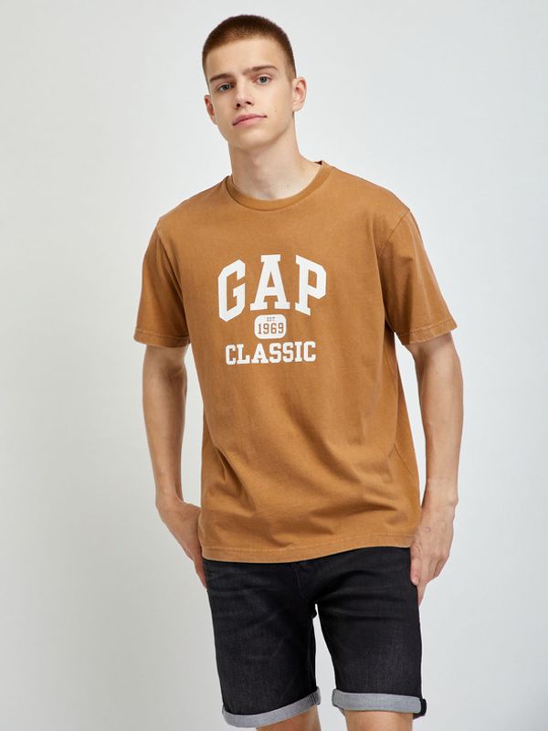 GAP GAP 1969 Classic Organic Majica Rjava