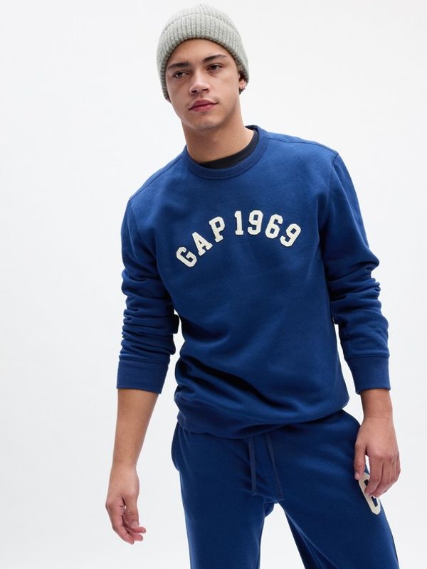 GAP GAP 1969 Pulover Modra