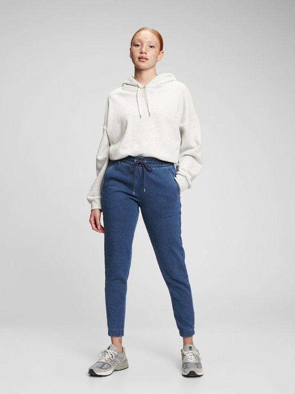 GAP GAP Brushed Farrel Spodnji del trenirke Modra