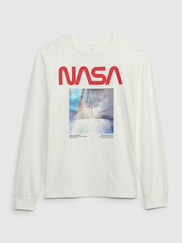 GAP GAP Gap & NASA Majica otroška Bela