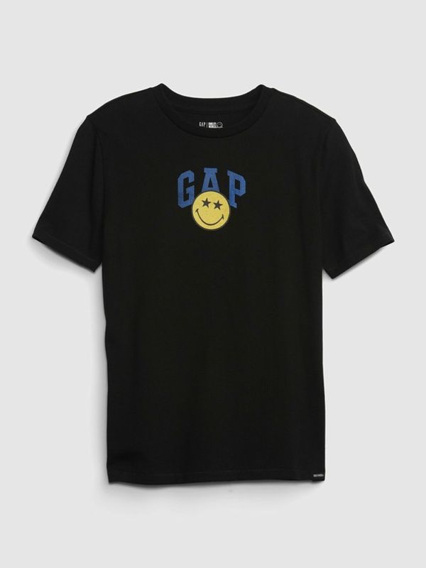 GAP GAP Gap & Smiley® Majica otroška Črna