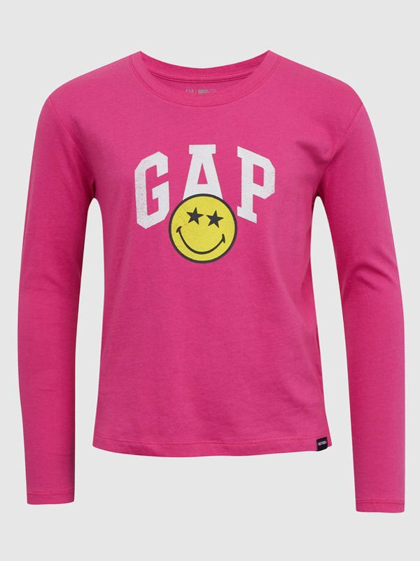 GAP GAP Gap & Smiley® Majica otroška Roza