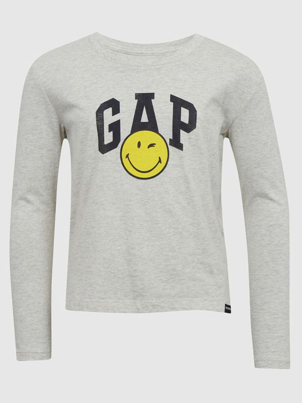 GAP GAP Gap & Smiley® Majica otroška Siva
