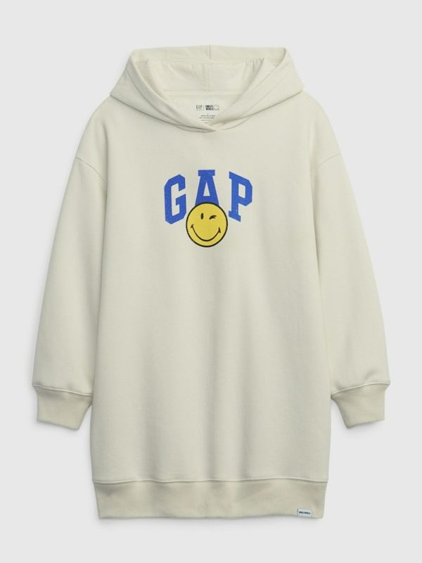 GAP GAP Gap & Smiley® Otroška obleka Bela