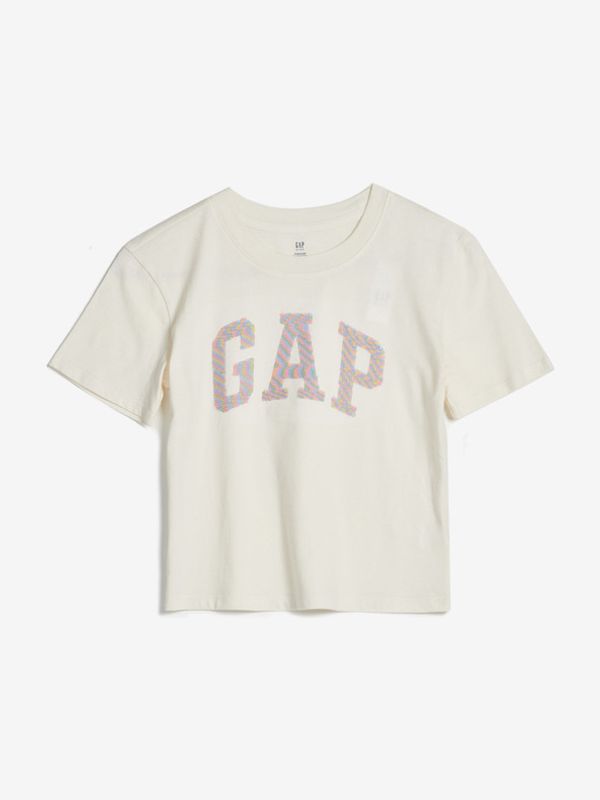 GAP GAP Interactive Logo otroška majica Bela