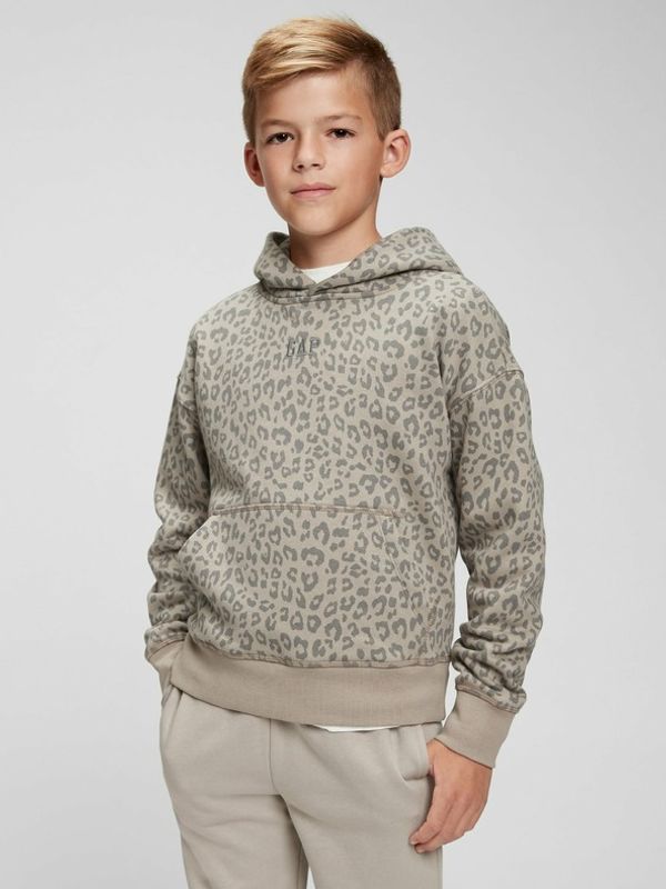 GAP GAP Leopard Pulover otroška Siva