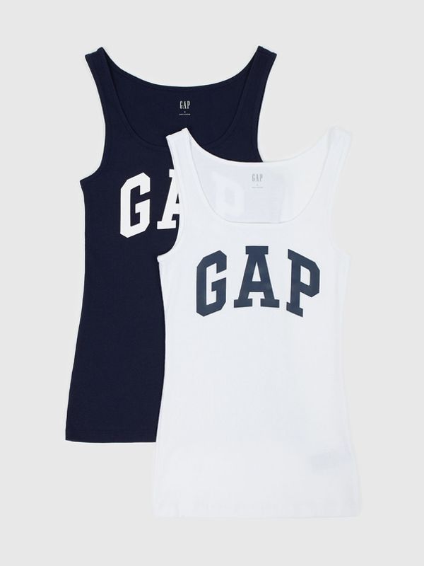 GAP GAP Logo Majica 2 kom Črna