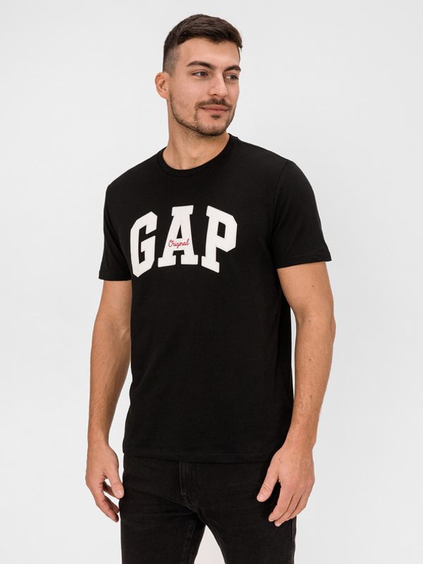 GAP GAP Logo Majica Črna