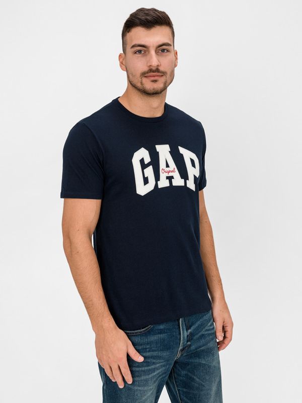 GAP GAP Logo Majica Modra