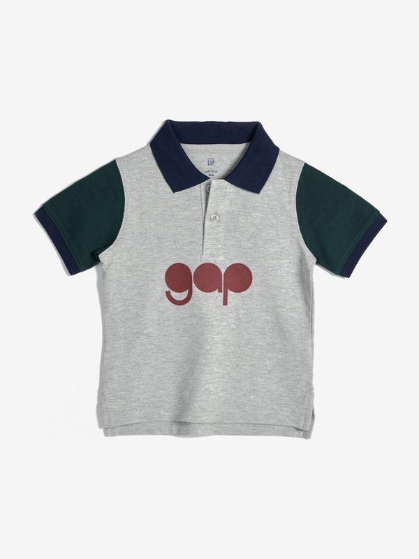 GAP GAP Logo Polo otroška majica Siva