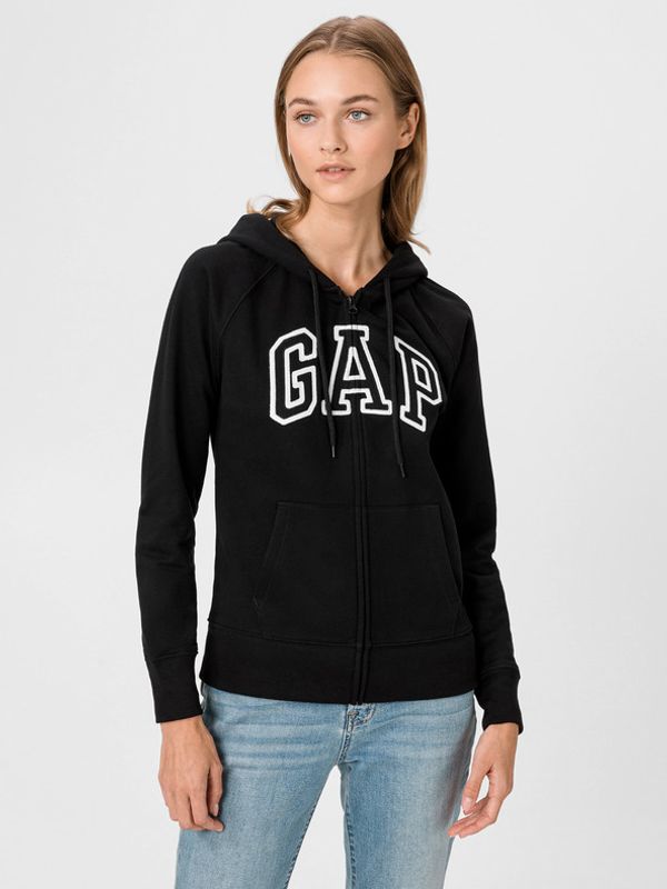 GAP GAP Logo Pulover Črna