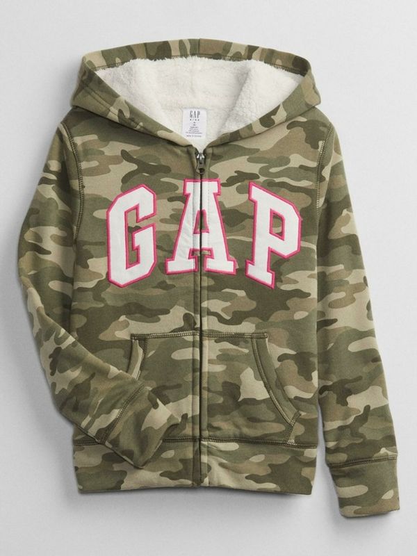 GAP GAP Logo Pulover otroška Zelena