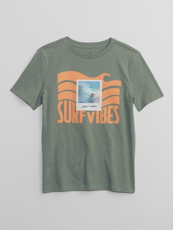 GAP GAP Majica otroška Zelena