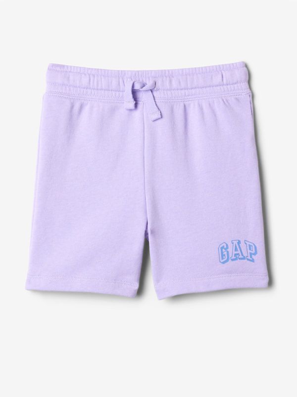 GAP GAP Otroške kratke hlače Vijolična