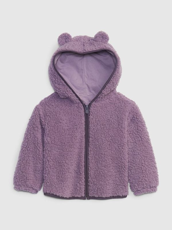 GAP GAP Sherpa bear Pulover otroška Vijolična