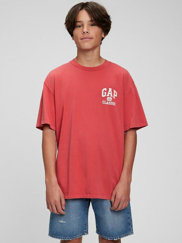 GAP GAP Teen Classic Majica otroška Rdeča