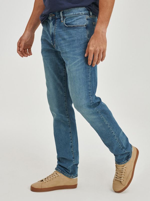 GAP GAP V-Straight Taper Fairfax Medium Jeans Modra