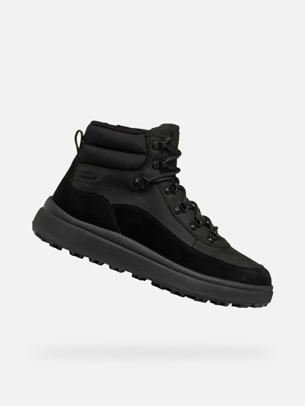 Geox Geox Granito + Grip B A Gležnarji Črna