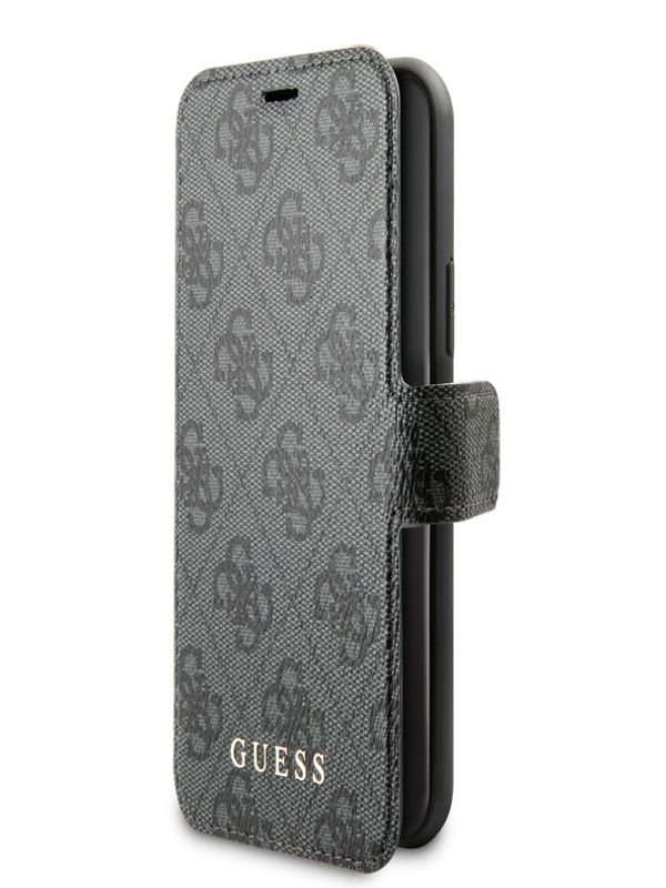 Guess Guess 4G Book iPhone 11 Grey Ovitek Vijolična