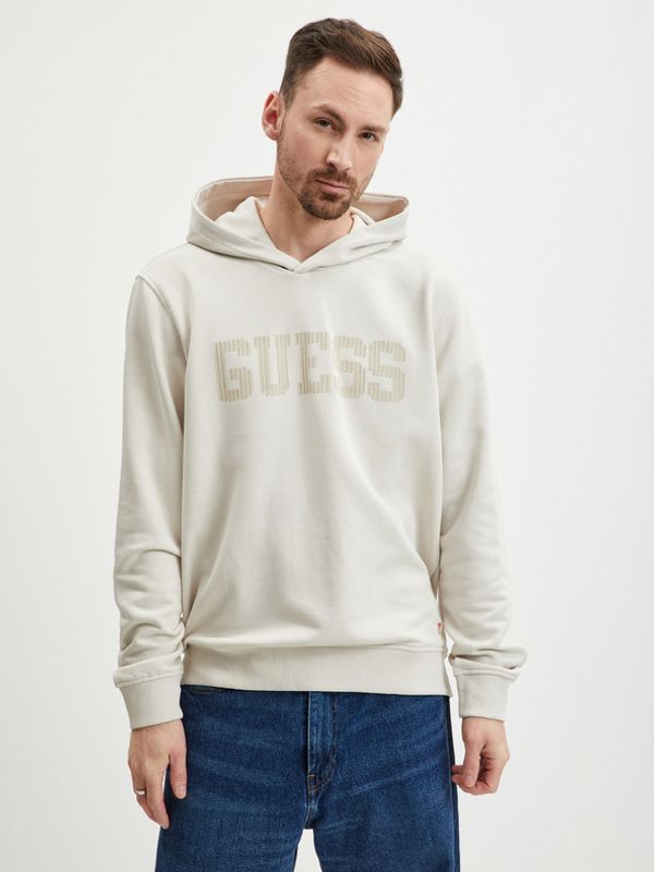 Guess Guess Beau Pulover Bež