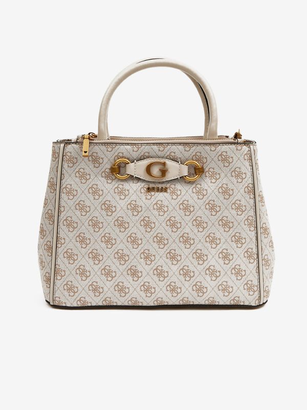 Guess Guess Izzy Status Satchel Torbica Bež