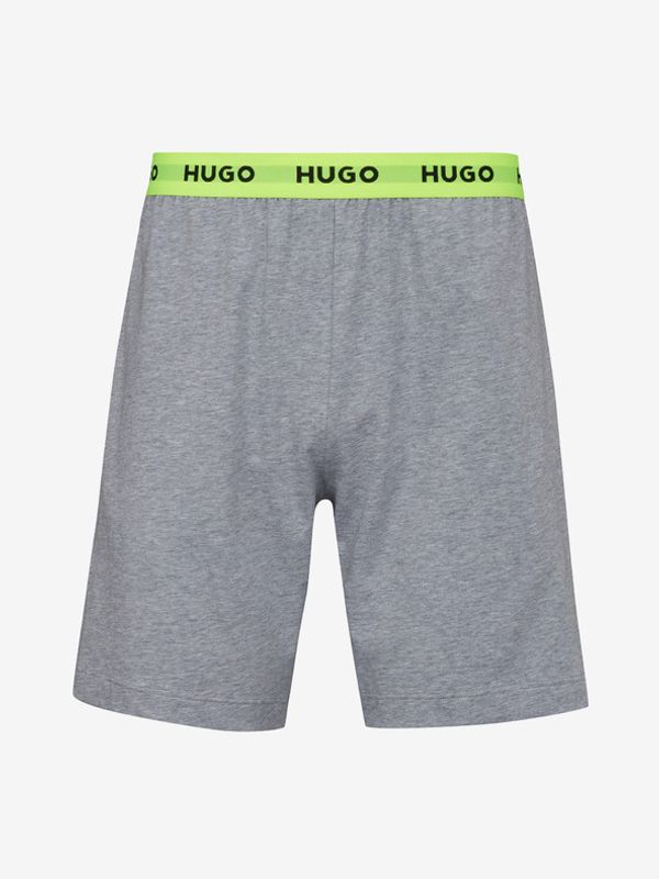 HUGO HUGO Kratke hlače za spanje Siva