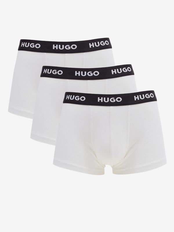 HUGO HUGO Trunk Triplet Pack Oprijete boksarice 3 Piece Bela