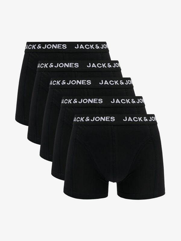 Jack & Jones Jack & Jones Anthony Oprijete boksarice 5 Piece Črna