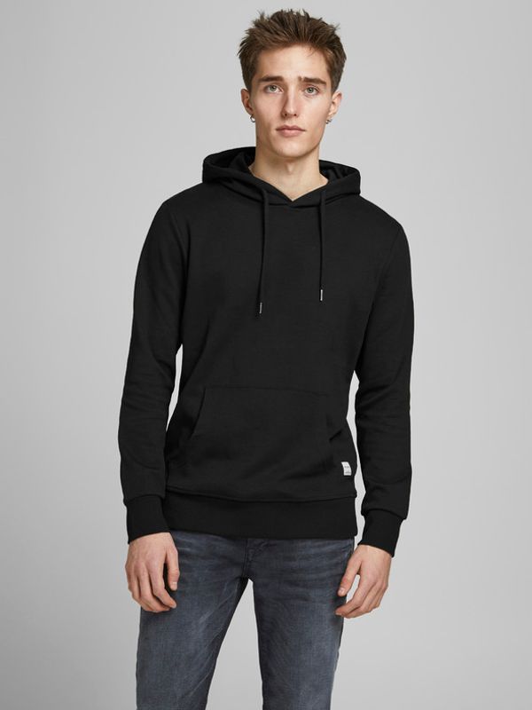 Jack & Jones Jack & Jones Basic Pulover Črna