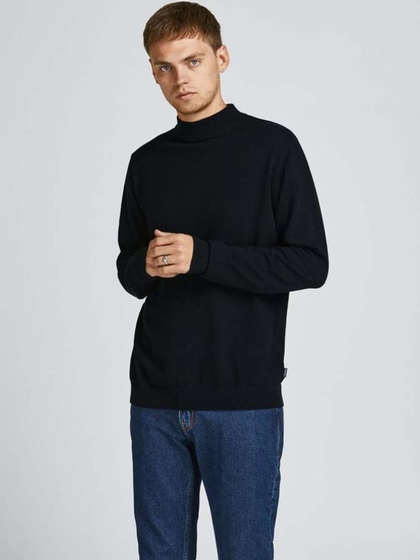 Jack & Jones Jack & Jones Basic Pulover Črna