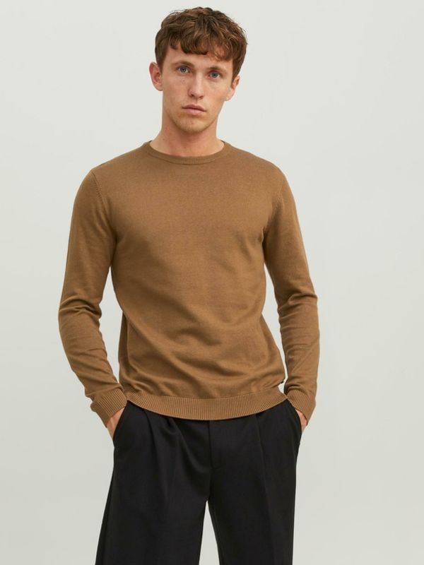 Jack & Jones Jack & Jones Basic Pulover Rjava