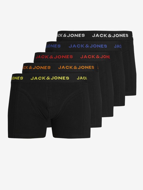 Jack & Jones Jack & Jones Black Friday Oprijete boksarice 5 Piece Črna