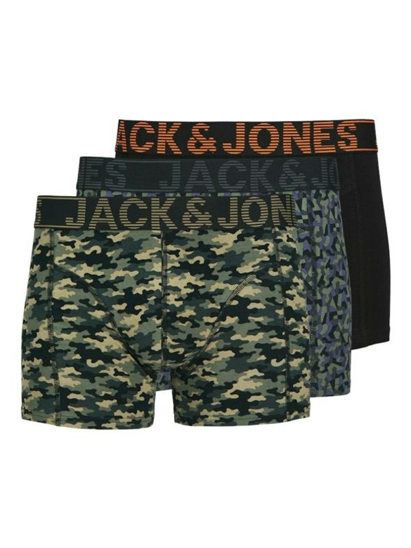 Jack & Jones Jack & Jones Danny Oprijete boksarice 3 Piece Črna