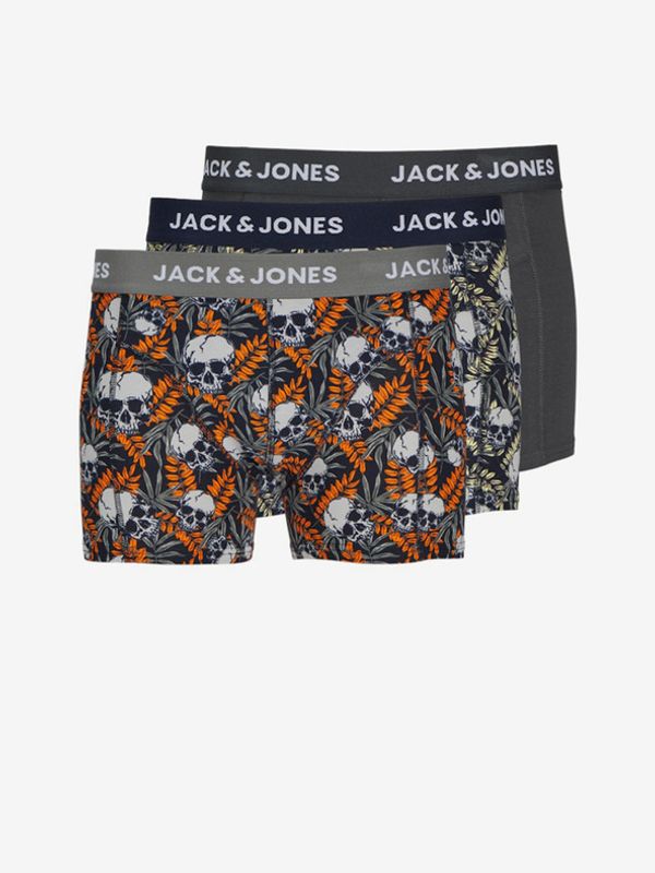 Jack & Jones Jack & Jones Hugo Oprijete boksarice 3 Piece Siva