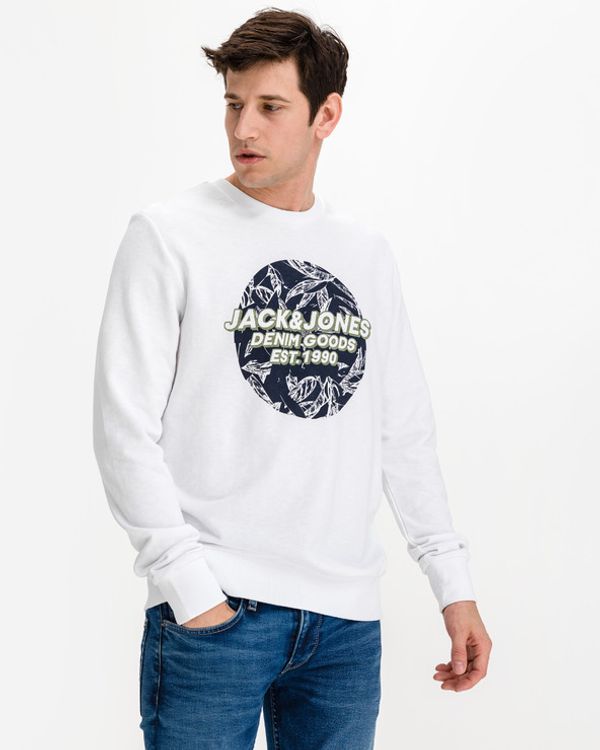 Jack & Jones Jack & Jones Lefo Pulover Bela