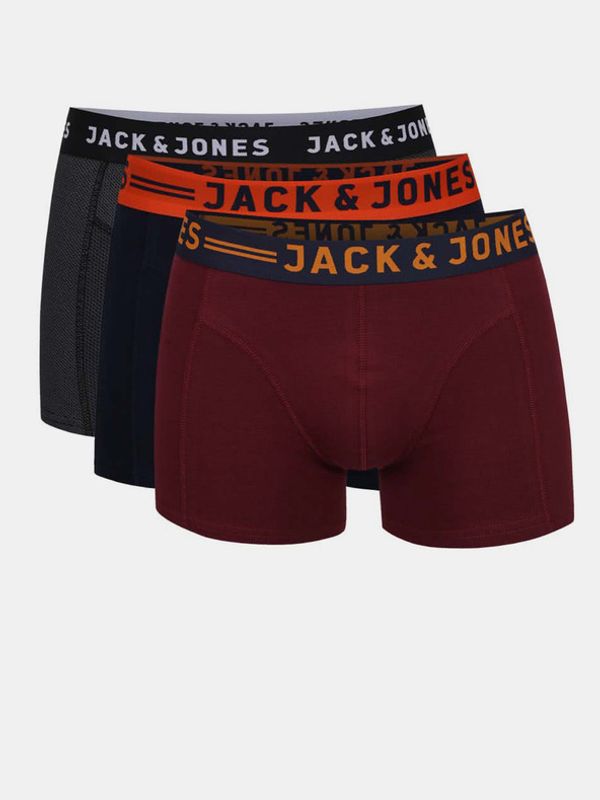 Jack & Jones Jack & Jones Lichfield Oprijete boksarice 3 Piece Rdeča
