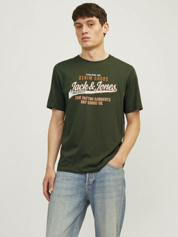 Jack & Jones Jack & Jones Logo Majica Zelena