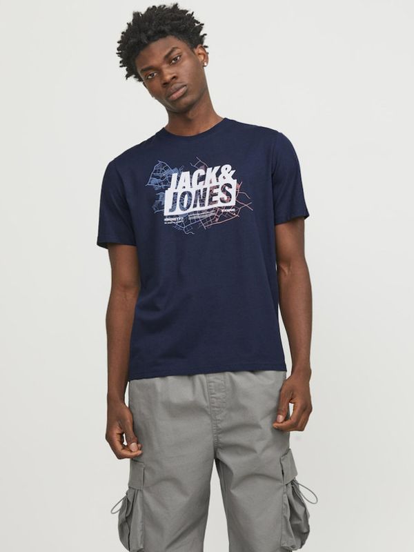Jack & Jones Jack & Jones Map Majica Modra