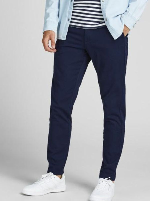 Jack & Jones Jack & Jones Marco Chino Hlače Modra