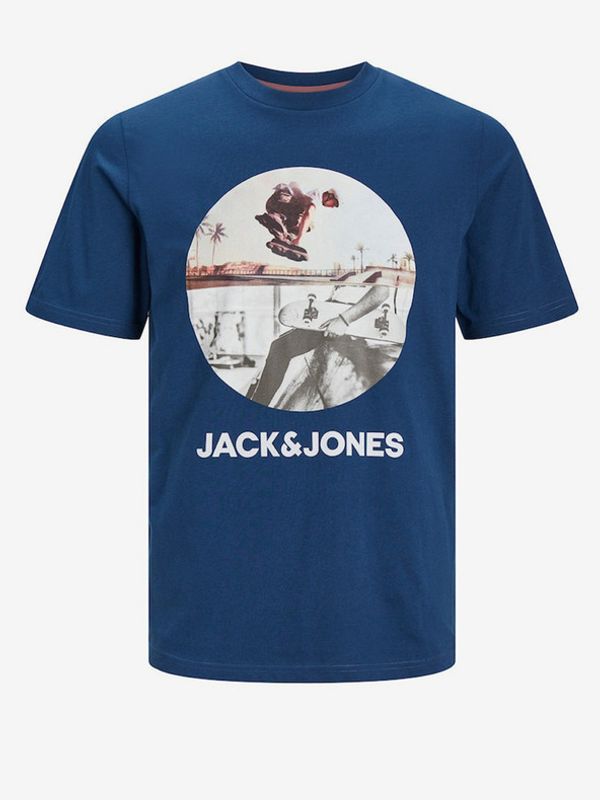Jack & Jones Jack & Jones Navin Majica Modra