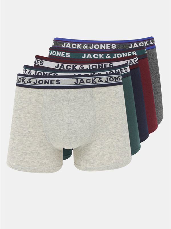 Jack & Jones Jack & Jones Oliver Oprijete boksarice 5 Piece Siva