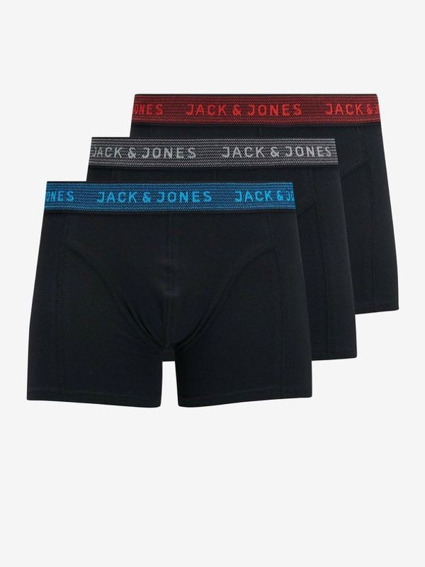 Jack & Jones Jack & Jones Oprijete boksarice 3 Piece Črna