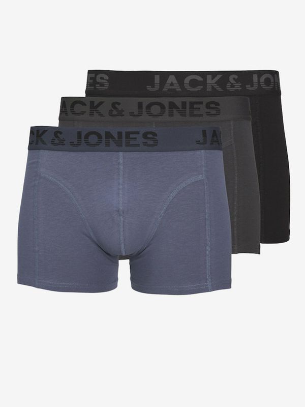 Jack & Jones Jack & Jones Oprijete boksarice 3 Piece Črna