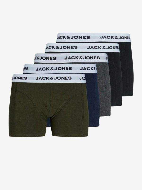 Jack & Jones Jack & Jones Oprijete boksarice 5 Piece Črna