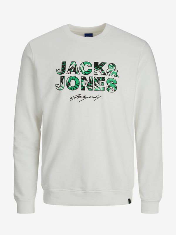 Jack & Jones Jack & Jones Otroški pulover Tulum Bela