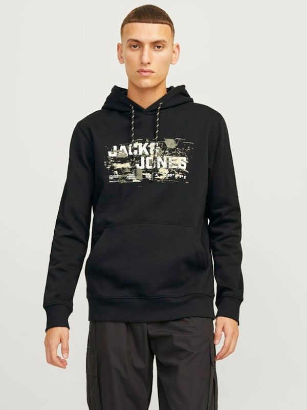 Jack & Jones Jack & Jones Outdoor Pulover Črna